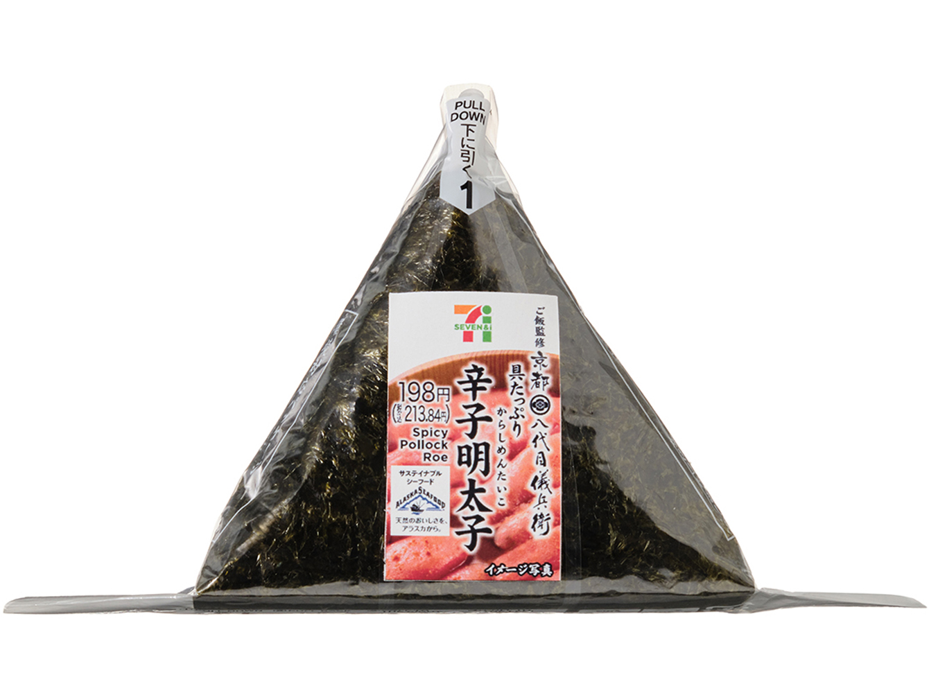 手巻おにぎり　具たっぷり辛子明太子